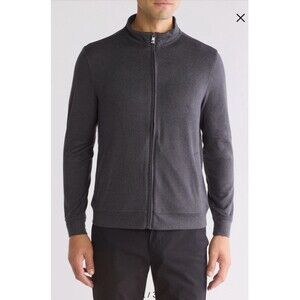 NWT Greg Norman Lab Full Zip Men's Jacket Medium Heather Black